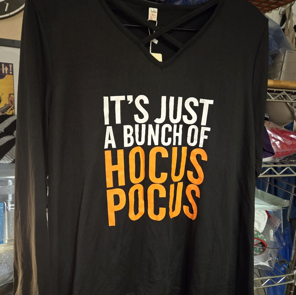 Roshop It's Just A Bunch of Hocus Pocus Long Sleeve Top